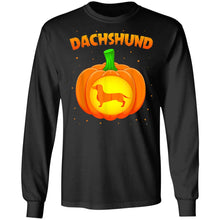 Load image into Gallery viewer, Dachshund Bulldog Pumkin Halloween T-Shirt Dog Lover