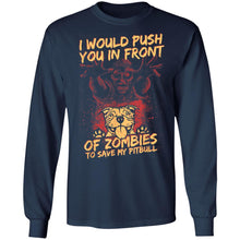 Load image into Gallery viewer, Halloween Zombies Save My Pitbull Dog For Men, Women _ Kids T-Shirt