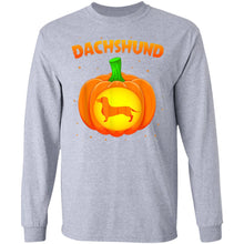 Load image into Gallery viewer, Dachshund Bulldog Pumkin Halloween T-Shirt Dog Lover