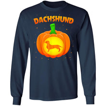 Load image into Gallery viewer, Dachshund Bulldog Pumkin Halloween T-Shirt Dog Lover